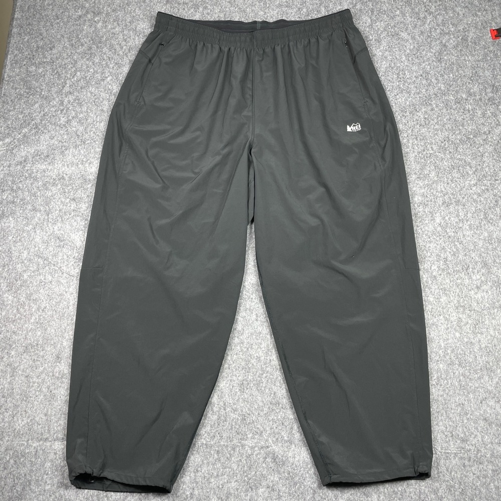 REI Co-op Active Pants Mens 2XL Grey Hiking Outdoor Lightweight Stretch
